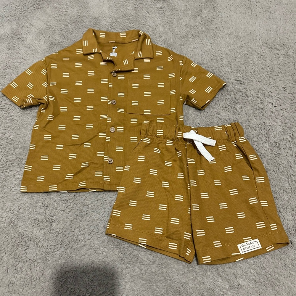 Matching short set for baby boy